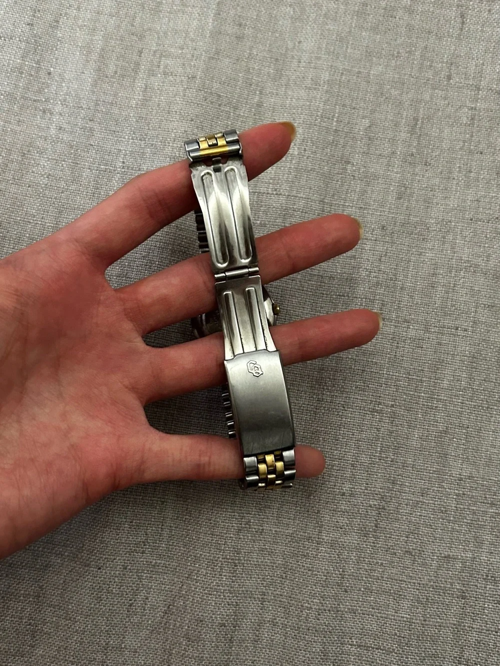 Vintage Citizen Quartz Day-Date Two-Tone Watch — Japan